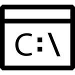 Terminal Cmd SVG Icon